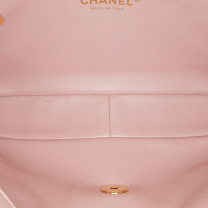 Chanel Sac CC Quilted Lambskin Embellished Chain Flap