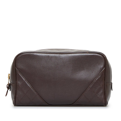 Brown Chanel Leather Pouch