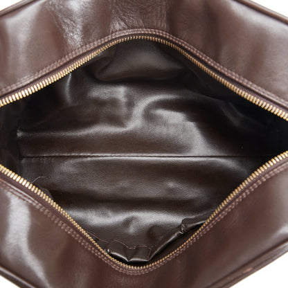 Brown Chanel Leather Pouch