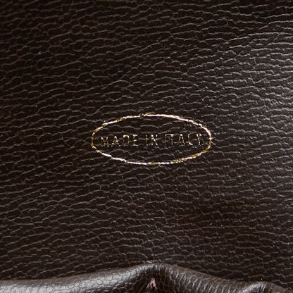 Brown Chanel Leather Pouch