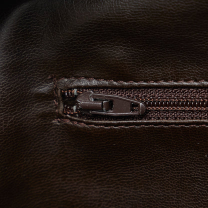 Brown Chanel Leather Pouch