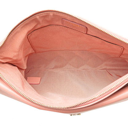 Chanel Sac Medium Quilted Lambskin Flap O Case Clutch