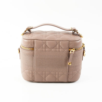 Dior Small Vanity Case Taupe/Brown