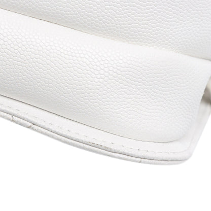 Chanel Sac CC Quilted Caviar Flap Crossbody