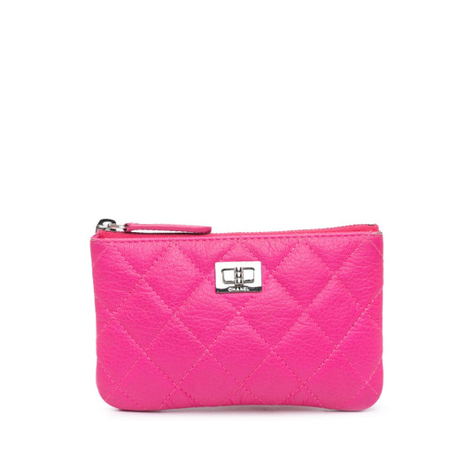 Chanel Sac Small Goatskin Quilted Reissue Cosmetic Pouch