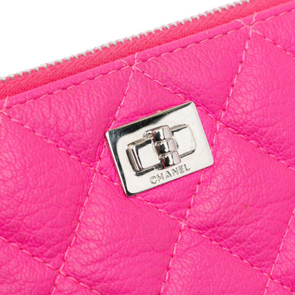 Chanel Sac Small Goatskin Quilted Reissue Cosmetic Pouch