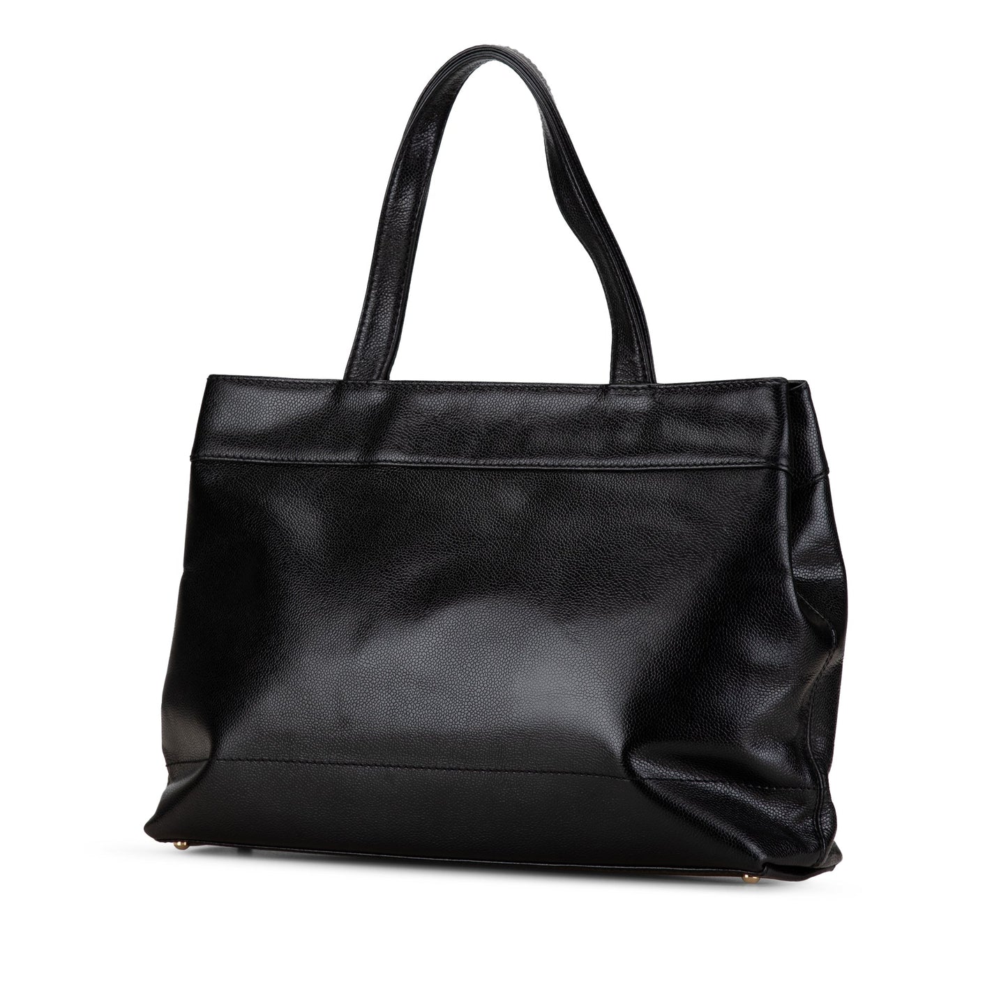 Black Chanel CC Caviar Tote