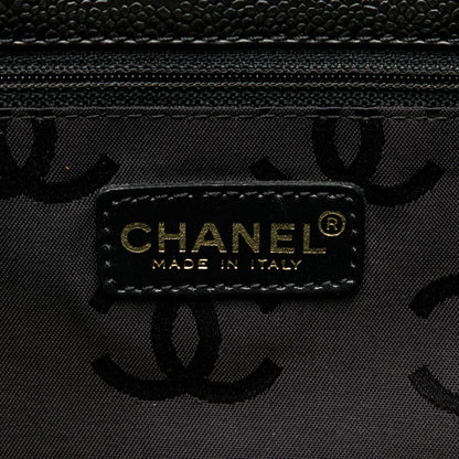 Black Chanel CC Caviar Tote