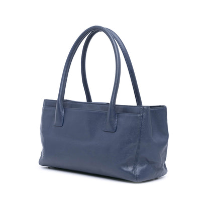 Blue Chanel Small Calfskin Executive Cerf Tote
