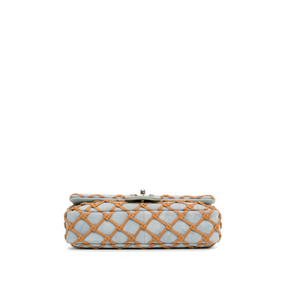 Chanel Sac Small Denim Canebiers Net Flap