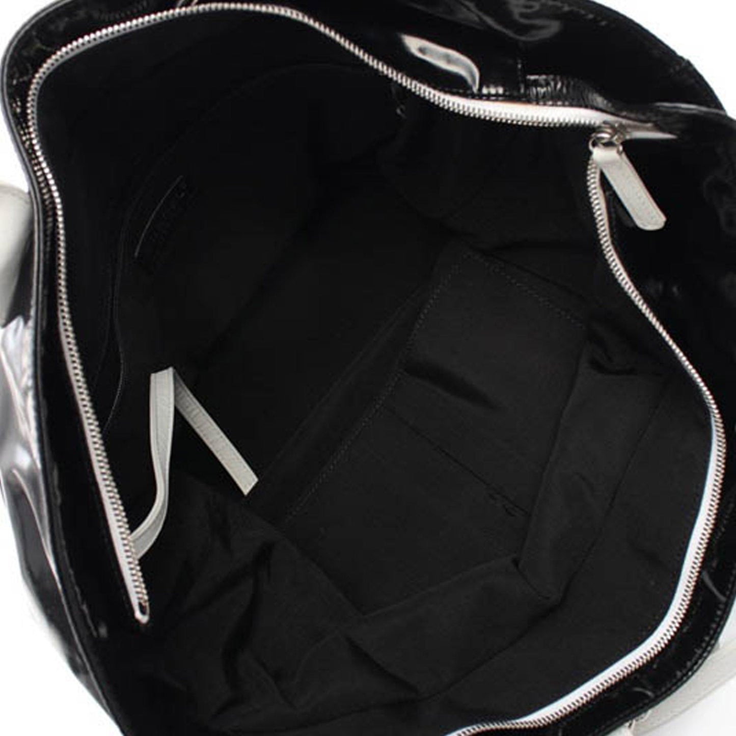 Black Chanel Coated Canvas La Pausa Bay Shopping Satchel