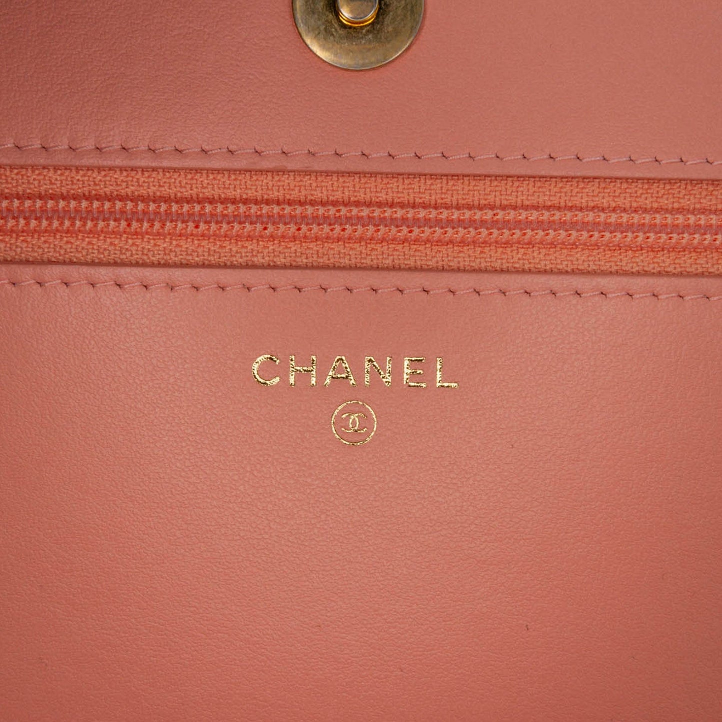 Chanel Sac Quilted Caviar Boy Wallet on Chain