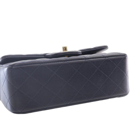Chanel Sac Mini Rectangular Lambskin Top Handle Flap