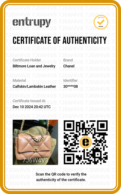 Chanel 19 Lambskin Quilted Medium Flap Bag Caramel