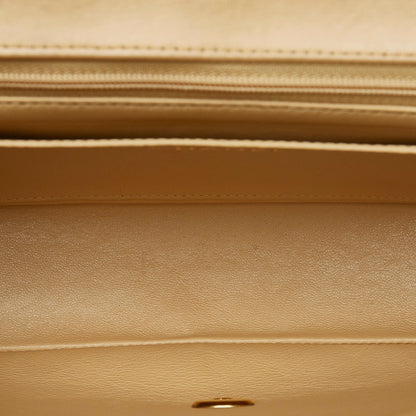 Beige Chanel Medium Kelly Parent Top Handle Bag
