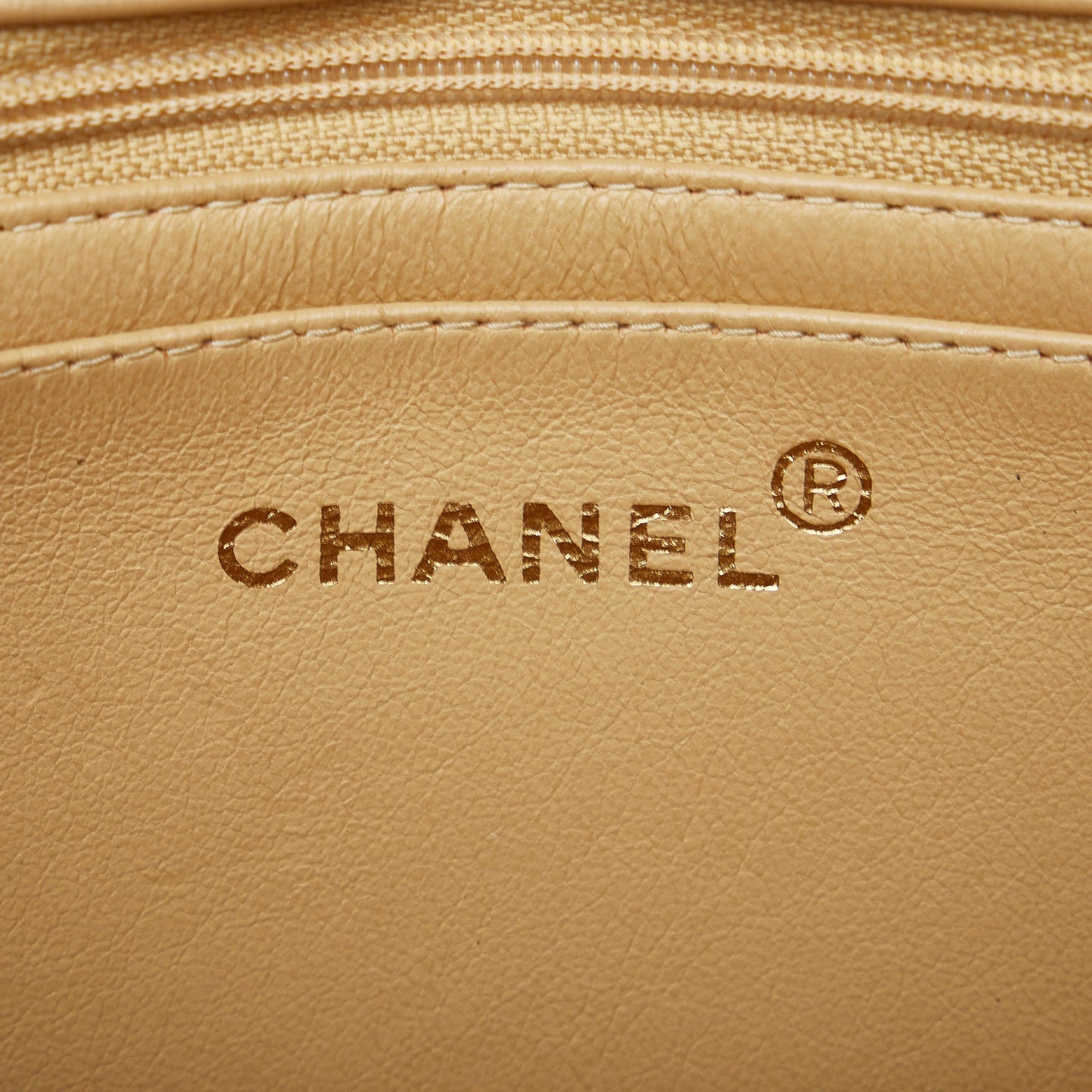 Beige Chanel Medium Kelly Parent Top Handle Bag
