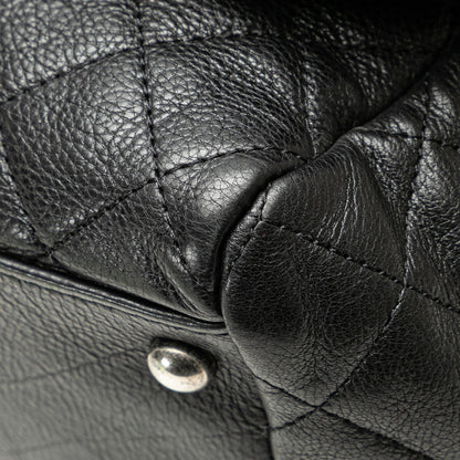 Black Chanel Small Quilted Calfskin Istanbul Accordion Flap Shoulder Bag