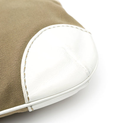 Brown Chanel Canvas Olsen Shoulder Bag