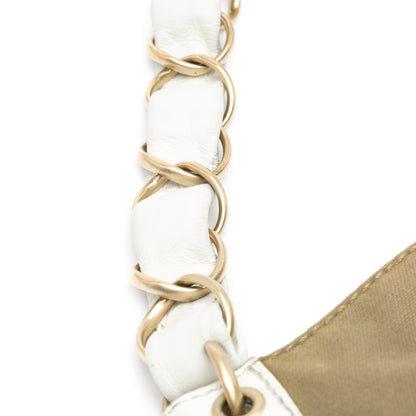 Brown Chanel Canvas Olsen Shoulder Bag