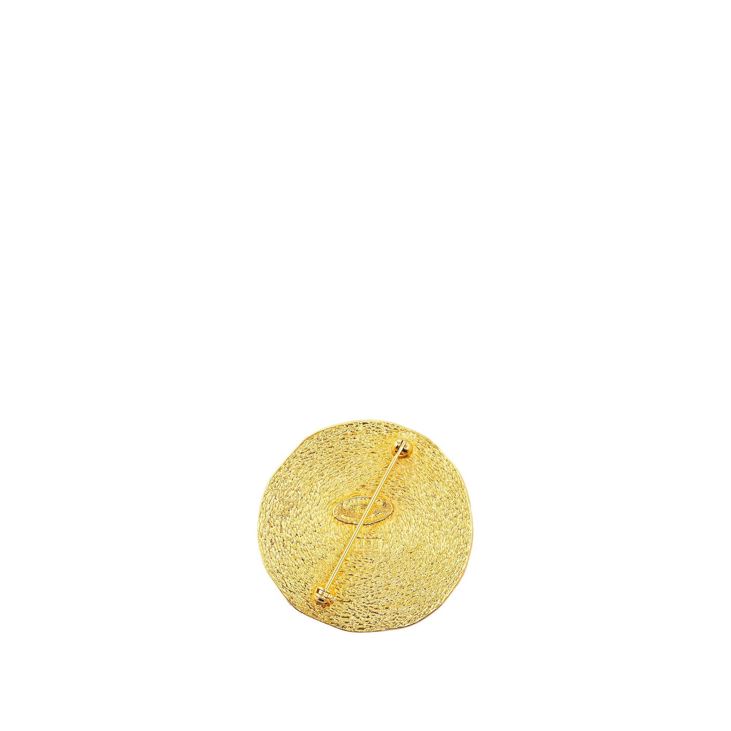 Gold Chanel Gold Plated 31 Rue Cambon Brooch