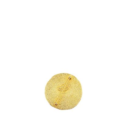 Gold Chanel Gold Plated 31 Rue Cambon Brooch