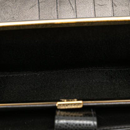 Black Chanel CC Caviar Long Wallet