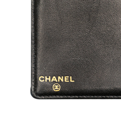 Black Chanel CC Caviar Long Wallet