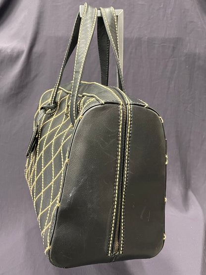 Chanel Wild Stitch Boston Black Tote
