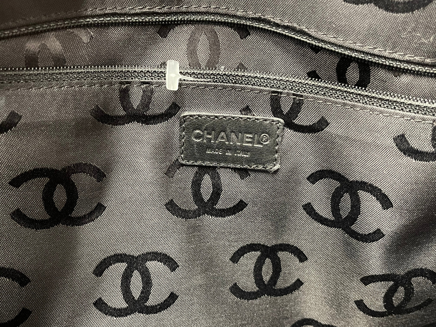 Chanel Wild Stitch Boston Black Tote