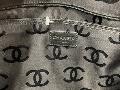 Chanel Wild Stitch Boston Black Tote