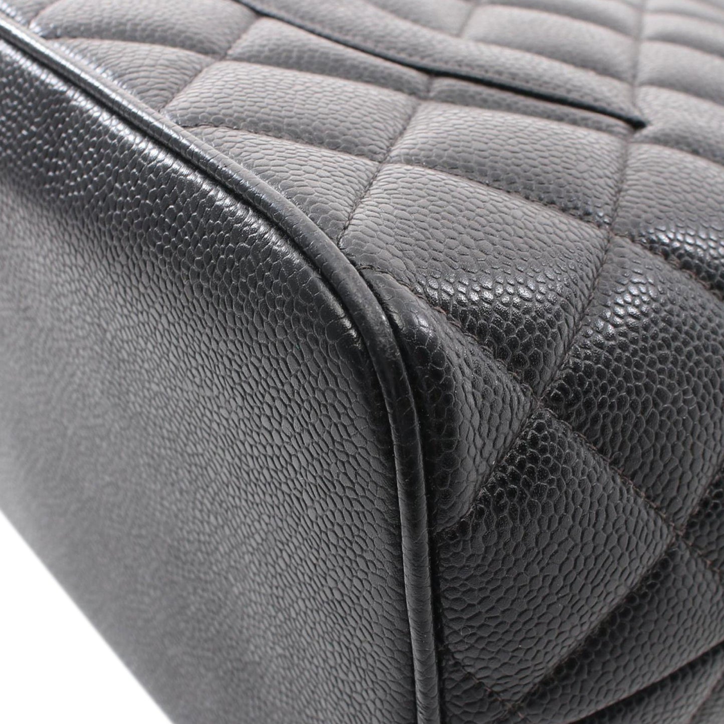 Black Chanel Caviar Medallion Tote