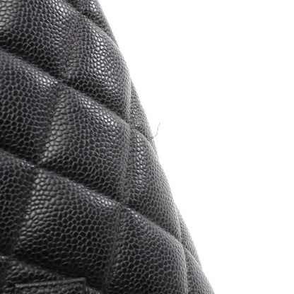 Black Chanel Caviar Medallion Tote