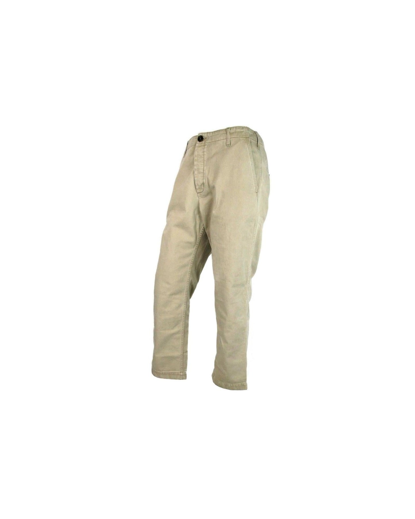 Gucci  GG Slim Fit Beige Cotton Pants