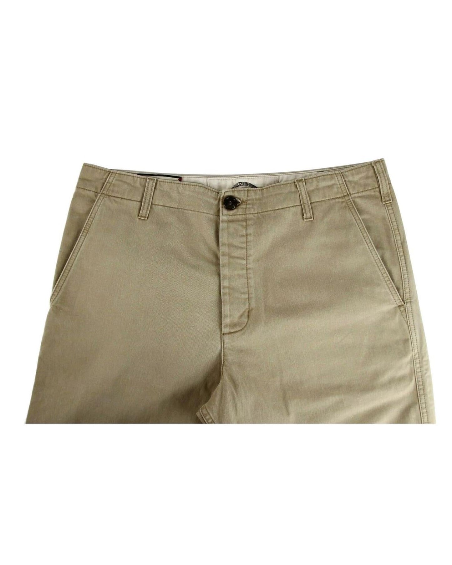 Gucci  GG Slim Fit Beige Cotton Pants