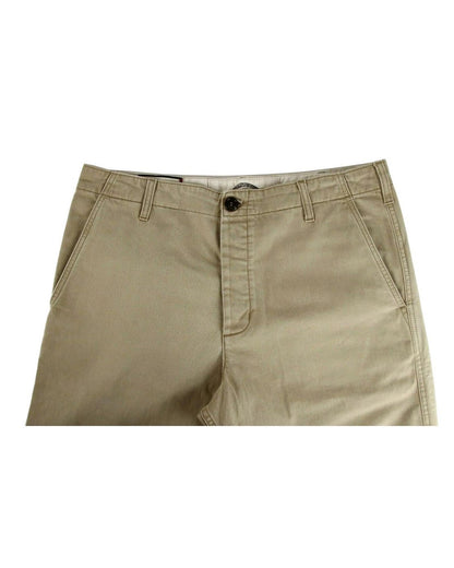 Gucci  GG Slim Fit Beige Cotton Pants