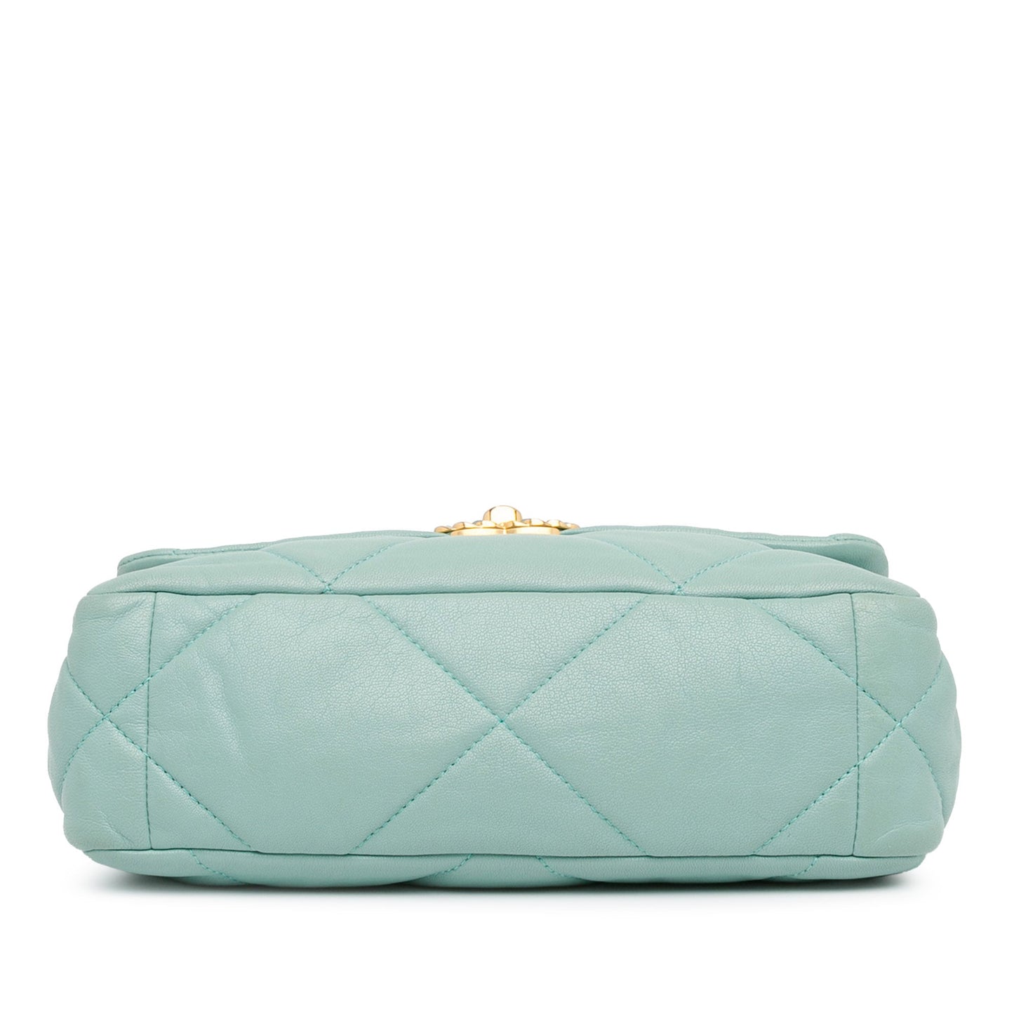 Blue Chanel Medium Lambskin 19 Flap Satchel