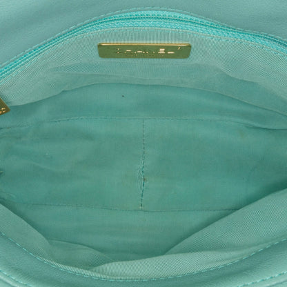 Blue Chanel Medium Lambskin 19 Flap Satchel