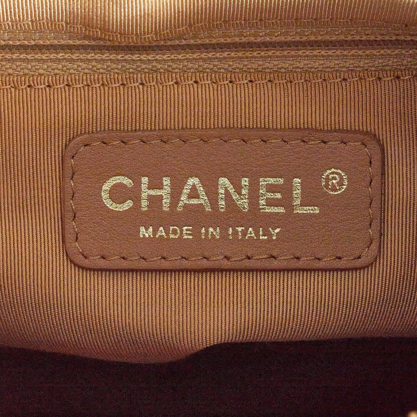 Chanel CC Timeless Shoulder Bag Large Beige Caviar Gold