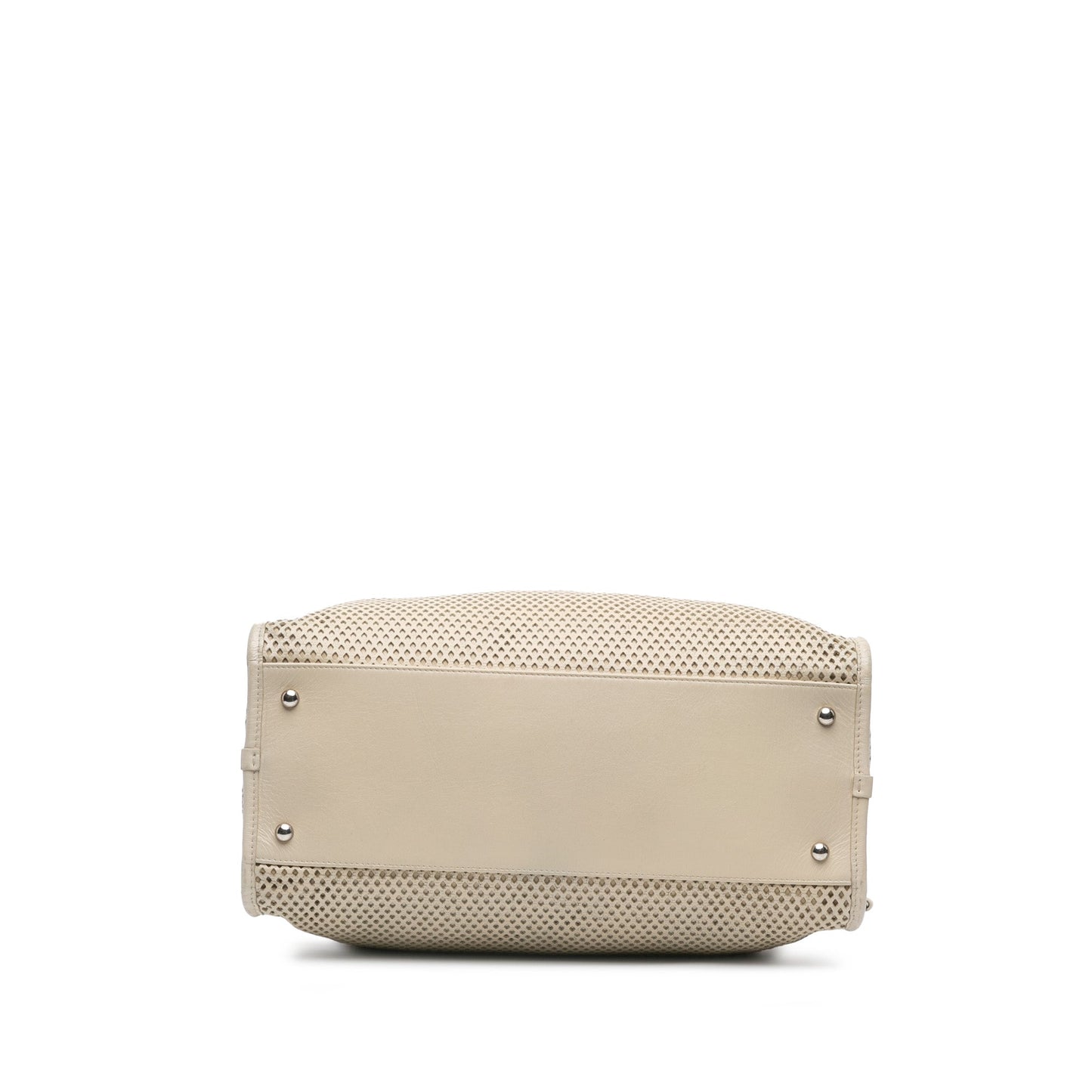 Beige Chanel Calfskin Up In The Air Satchel