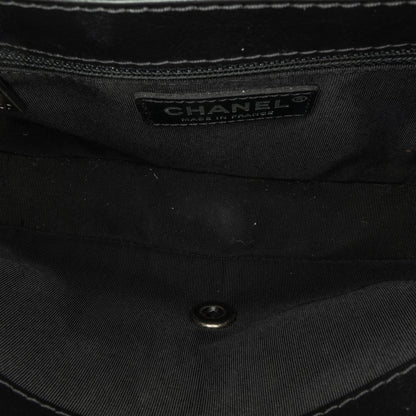 Chanel Sac CC Tweed and Shearling Single Flap