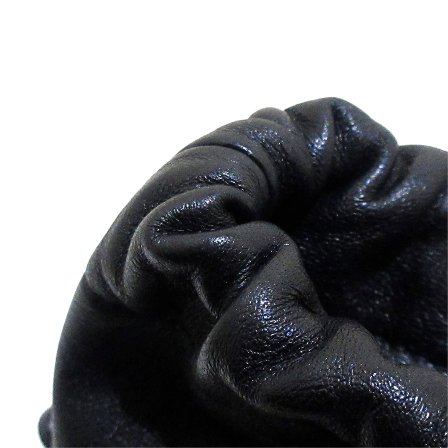 Black Chanel CC Chain Lambskin Leather Bucket Bag