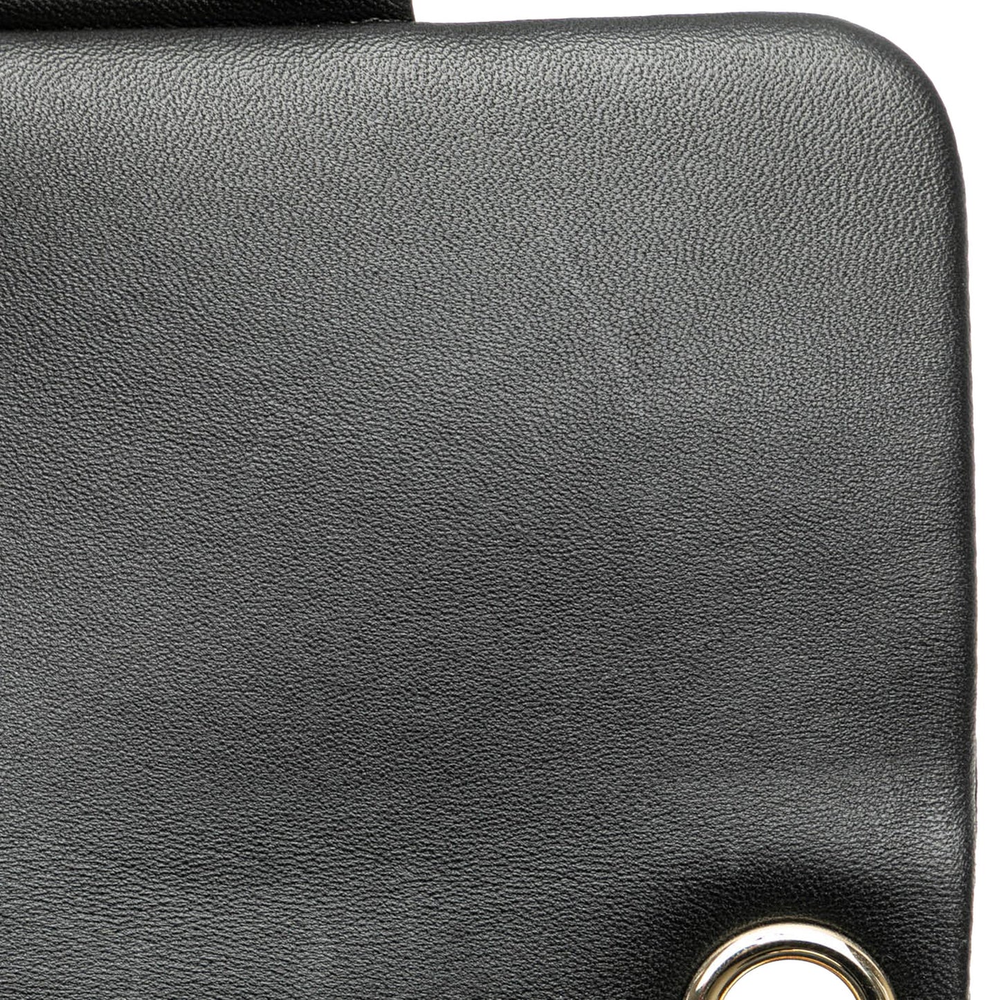 Black Chanel Mini Square Lambskin Resin Crystal Monacoco Flap Crossbody Bag