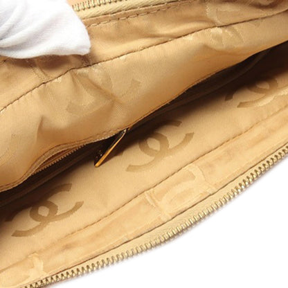 Beige Chanel CC Wild Stitch Handbag