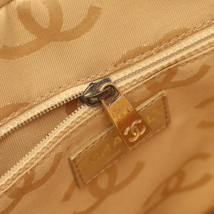Beige Chanel CC Wild Stitch Handbag
