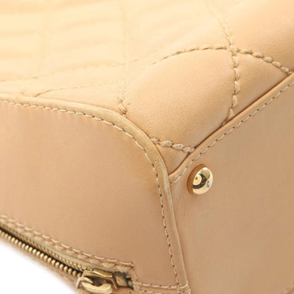 Beige Chanel CC Wild Stitch Handbag
