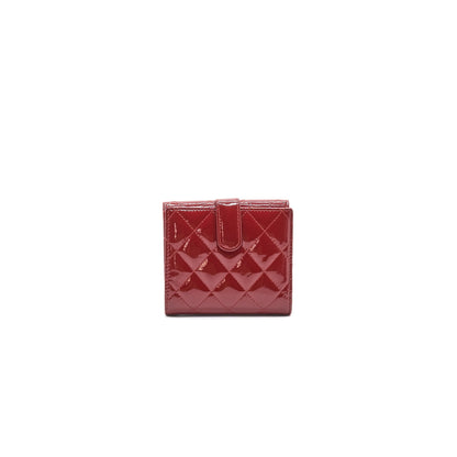 Chanel Patent small Wallet Rouge SHW
