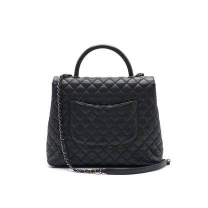 Chanel COCO Handle Flap Bag Large Black