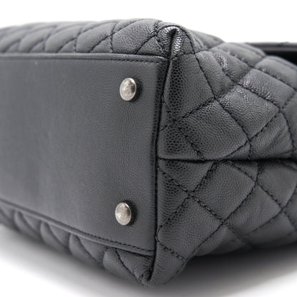 Chanel COCO Handle Flap Bag Large Black