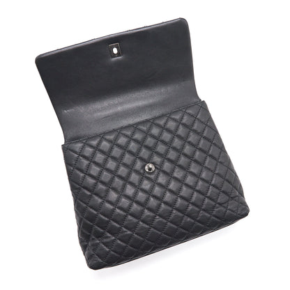 Chanel COCO Handle Flap Bag Large Black