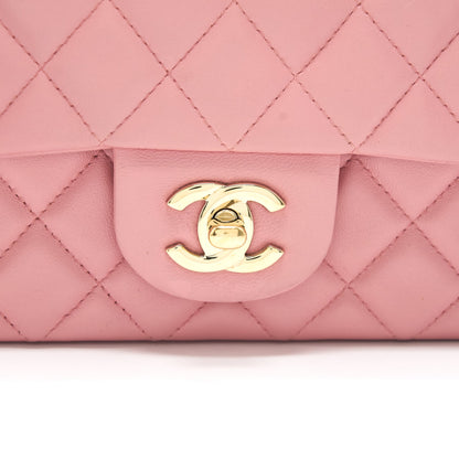 Chanel Mini Rectangular Light Pink LGHW